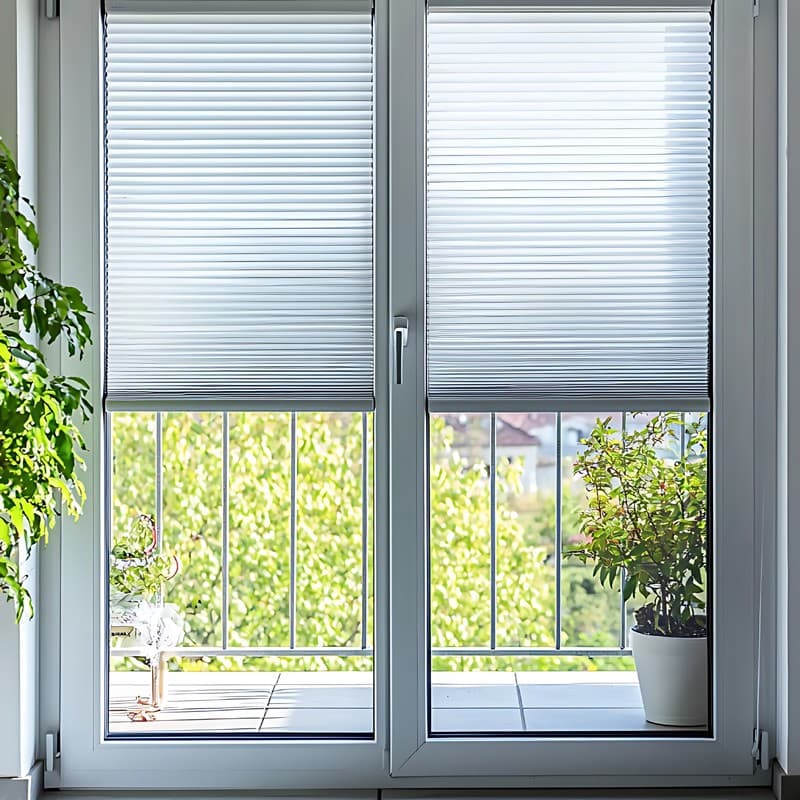 Cortinas plisadas